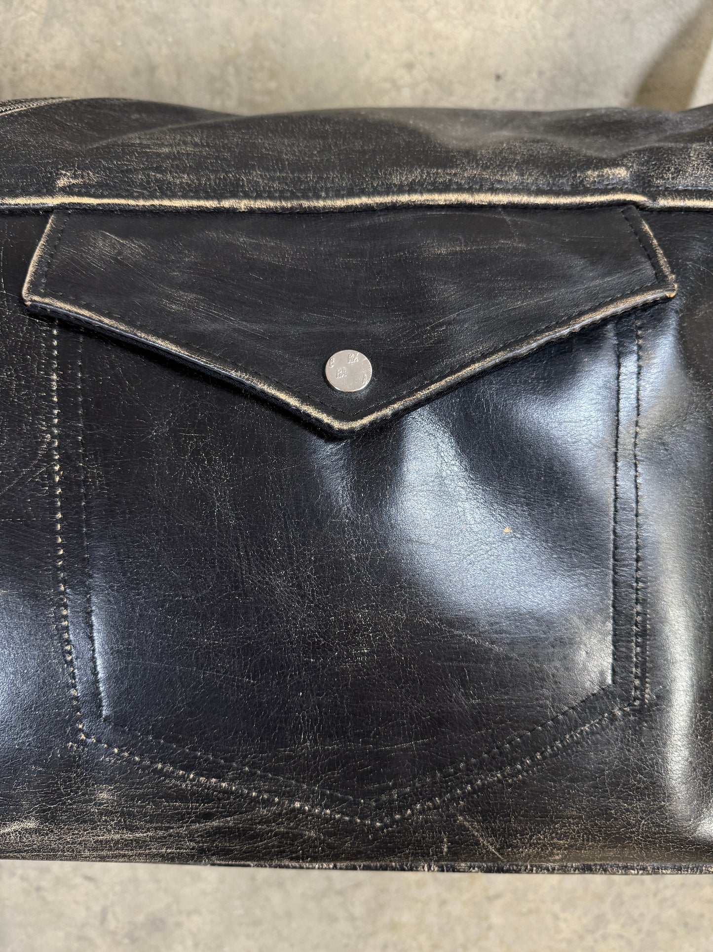 Diagonal zipper bag L v2