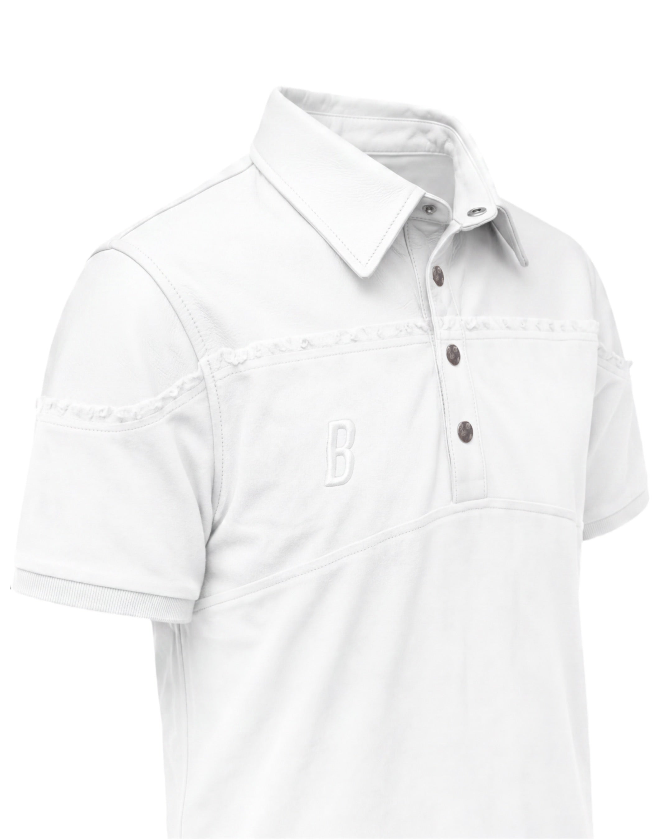 LEATHER DIPPED POLO