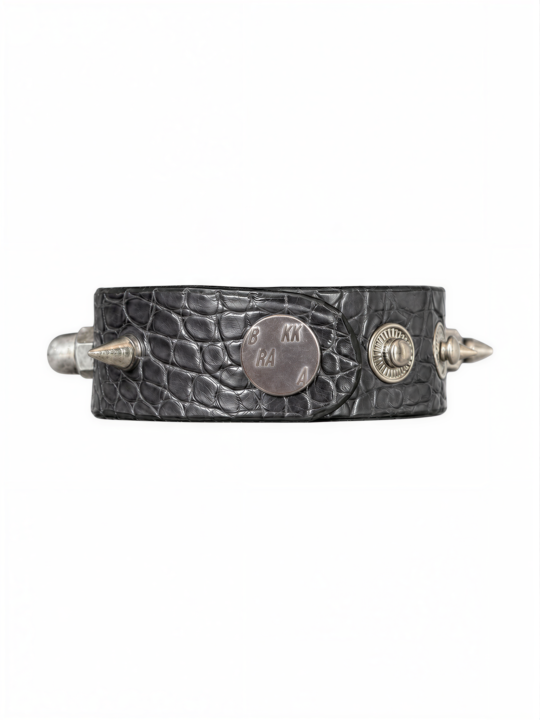METALLIC SILVER ALLIGATOR