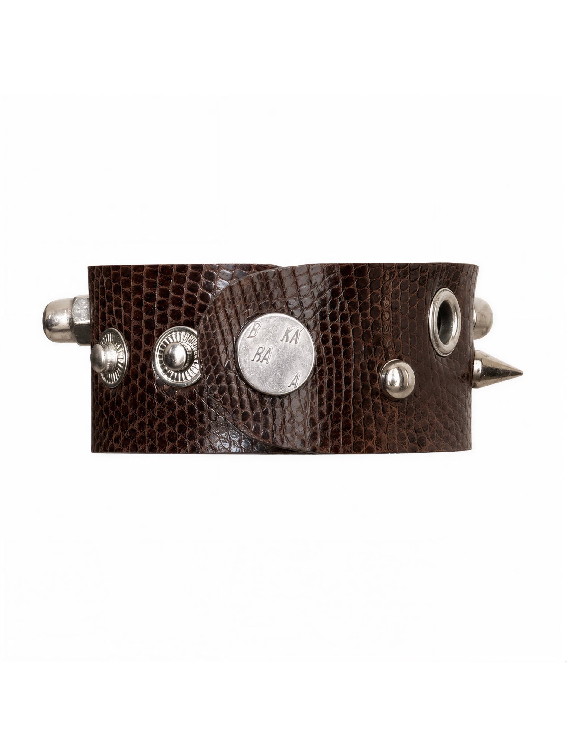 BARK BROWN ASYMMETRIC LIZARD