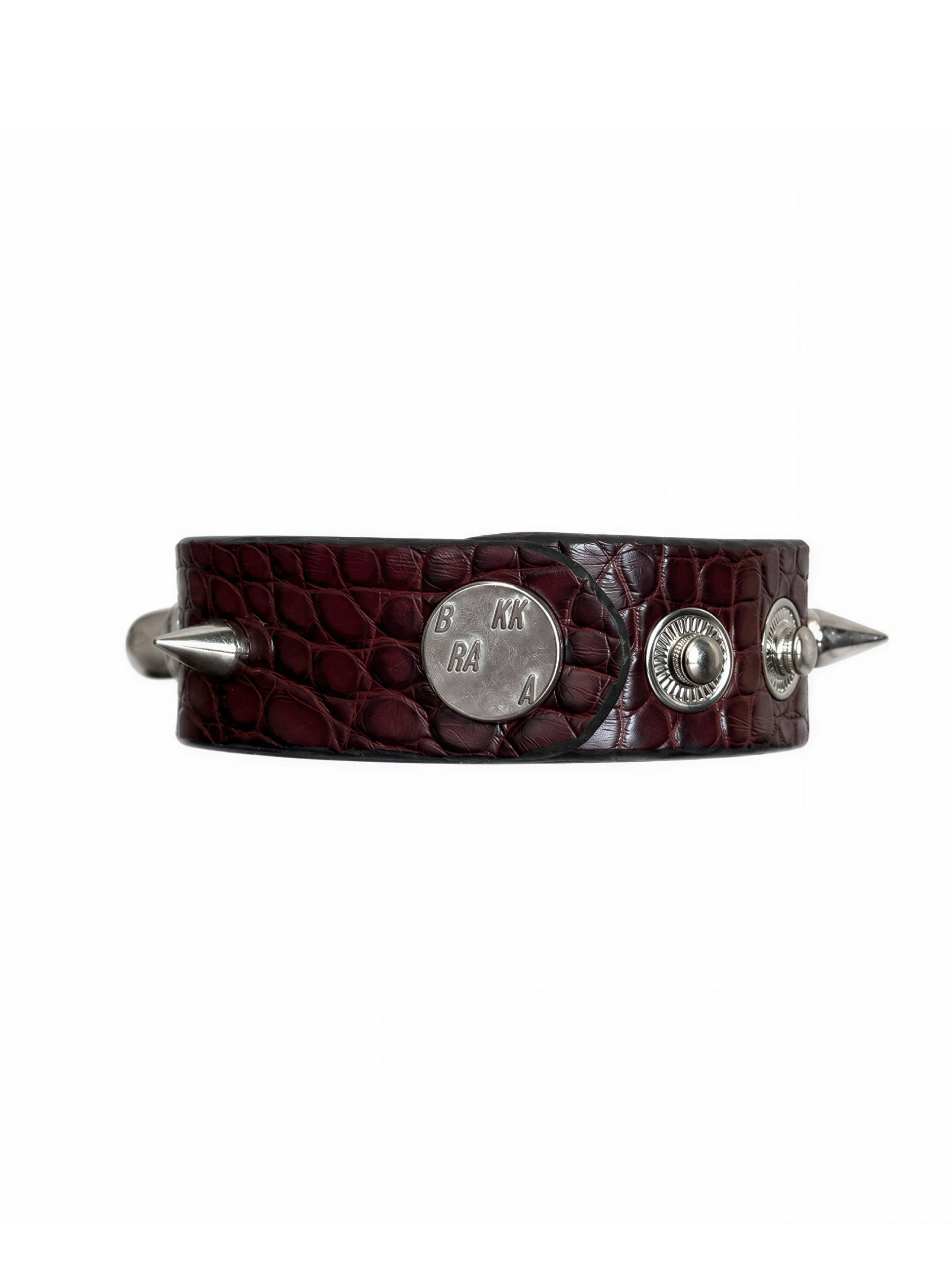 BORDEAUX BROWN ALLIGATOR