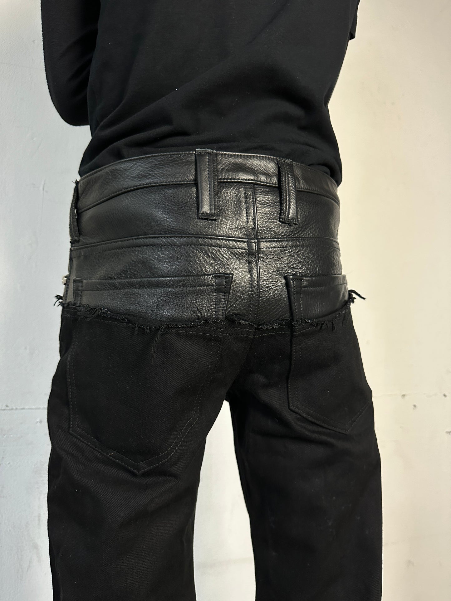 Leather-dipped Selvedge Denim