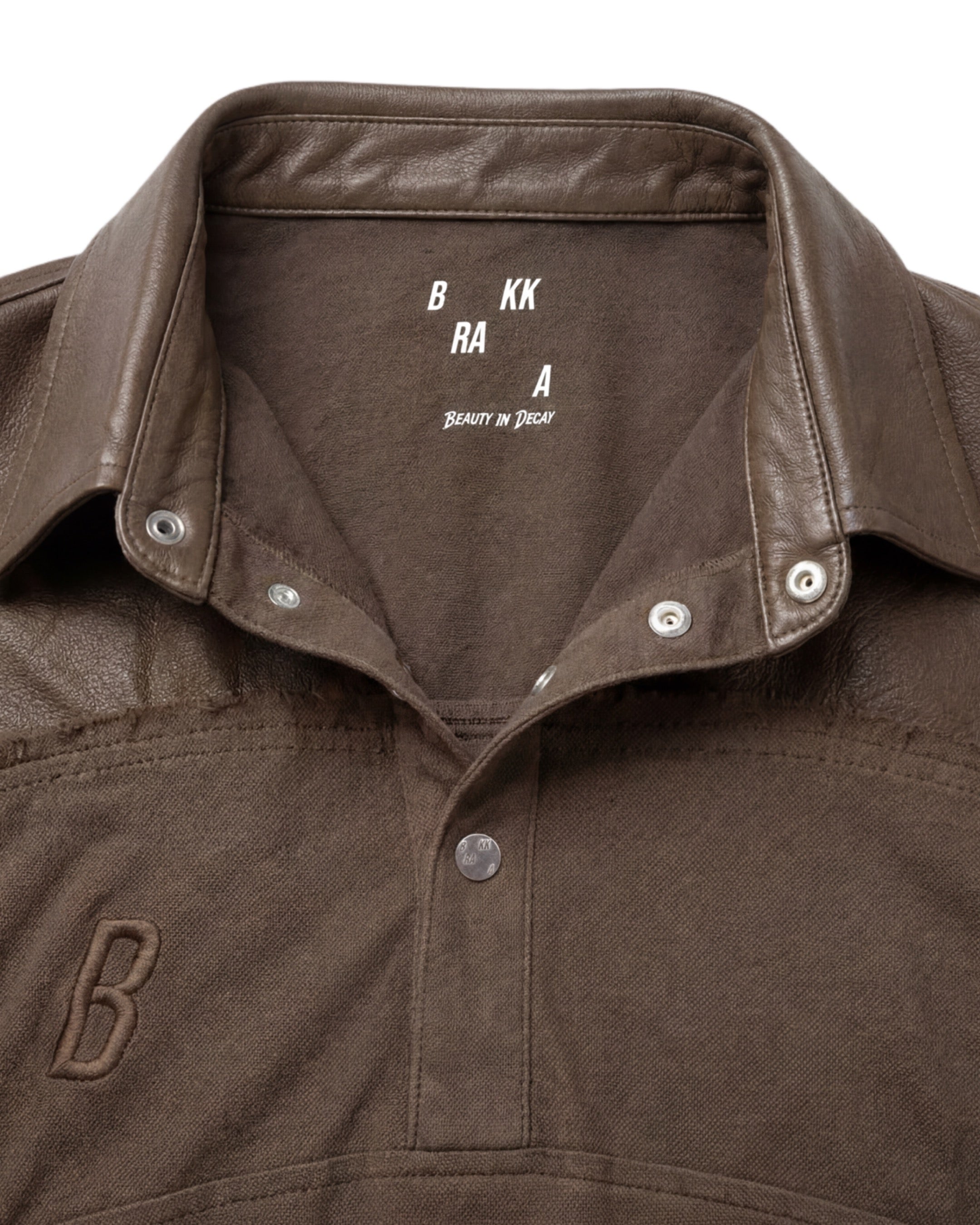 LEATHER DIPPED POLO