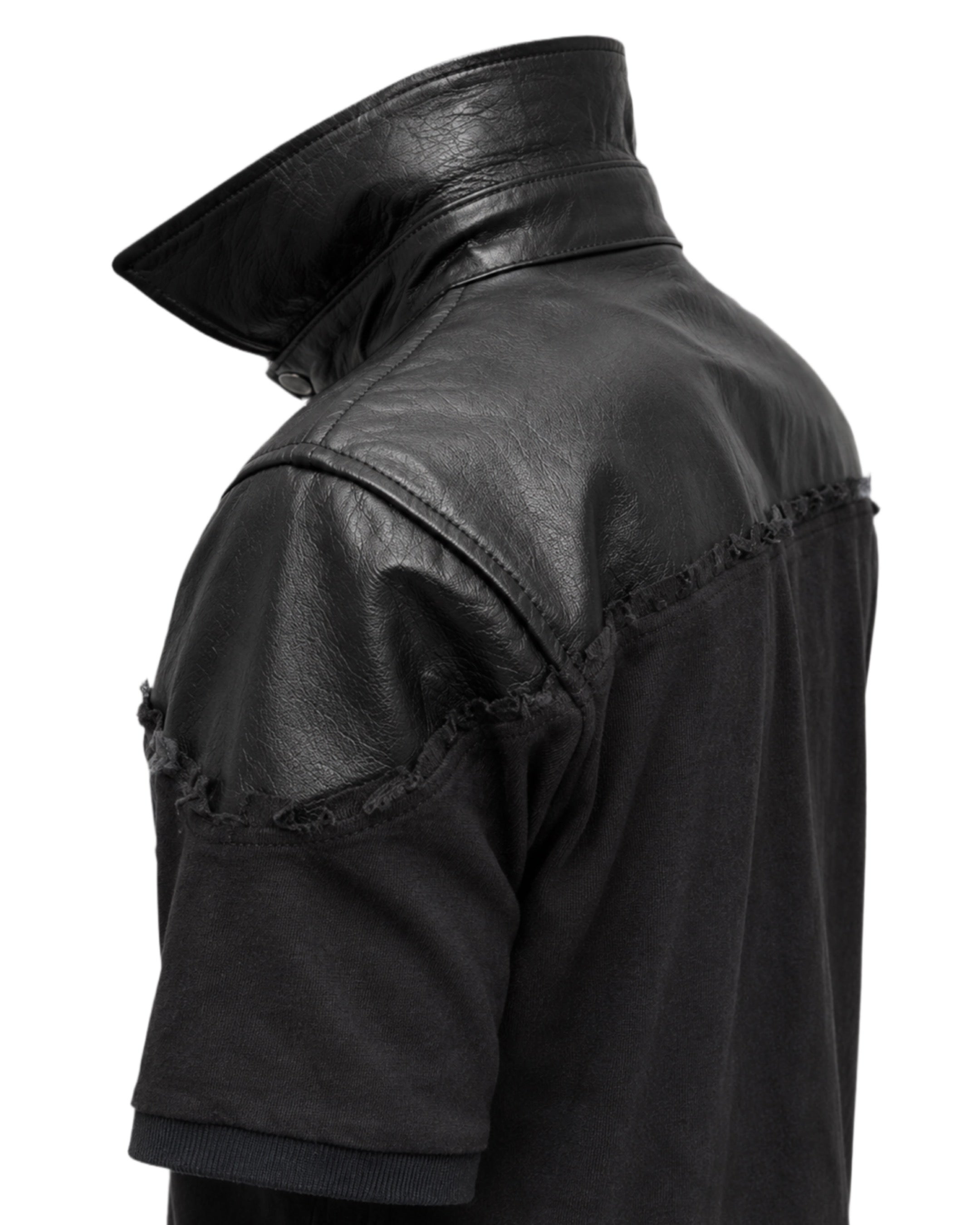 LEATHER DIPPED POLO