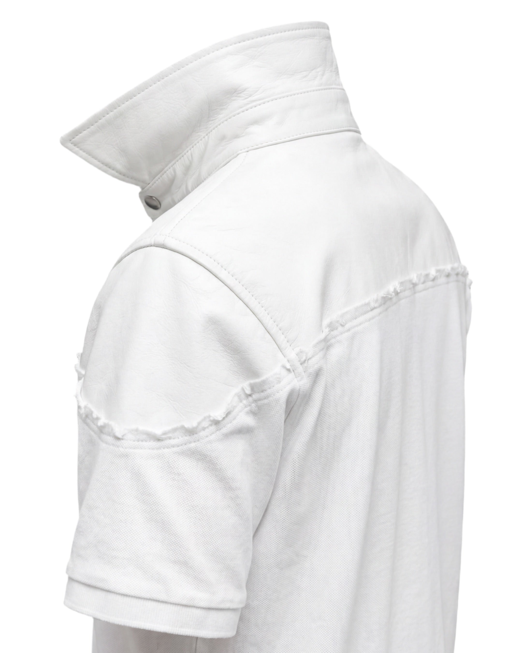 LEATHER DIPPED POLO