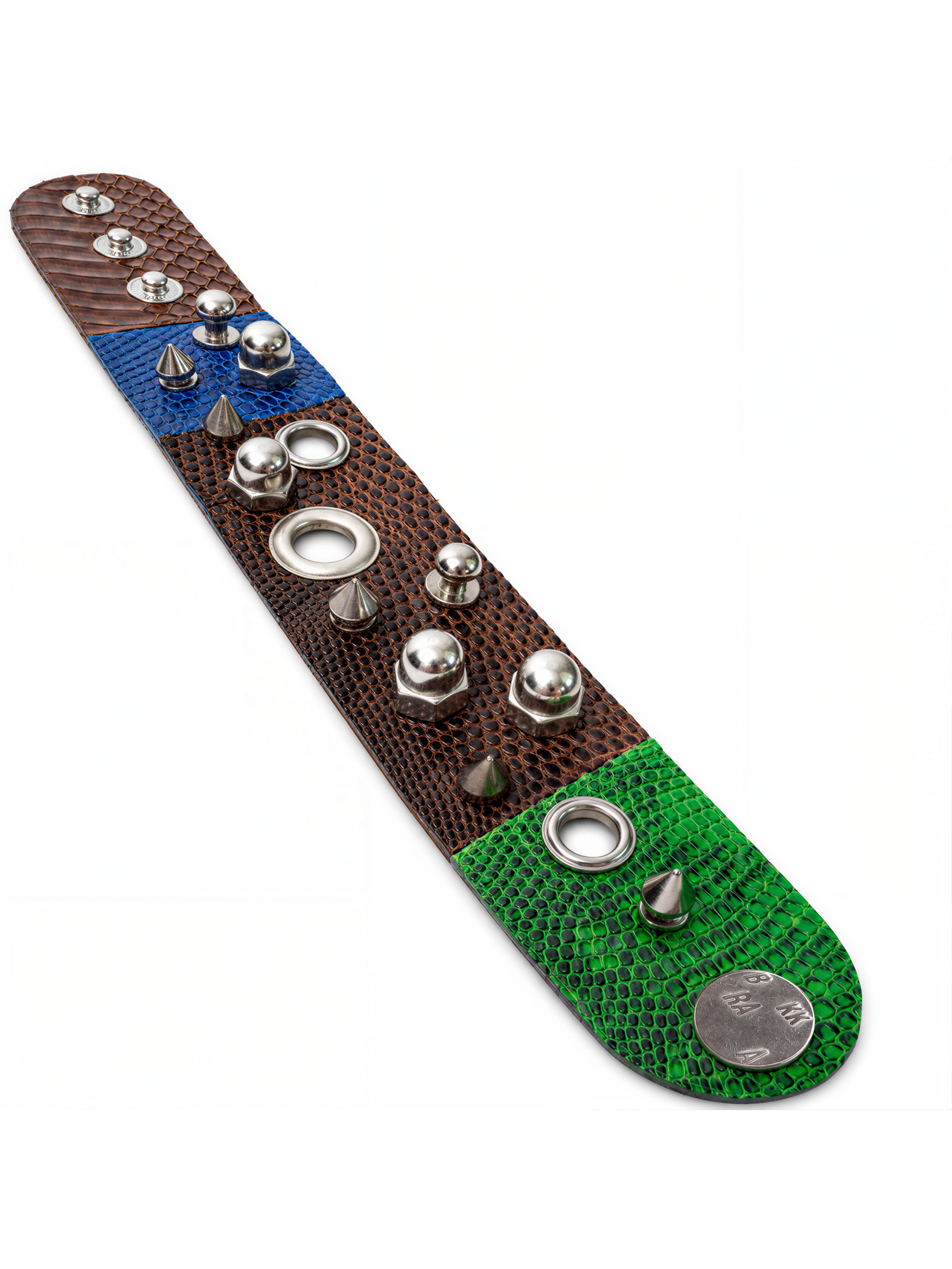 REPTILE PATCHWORK ASSYMETRIC
