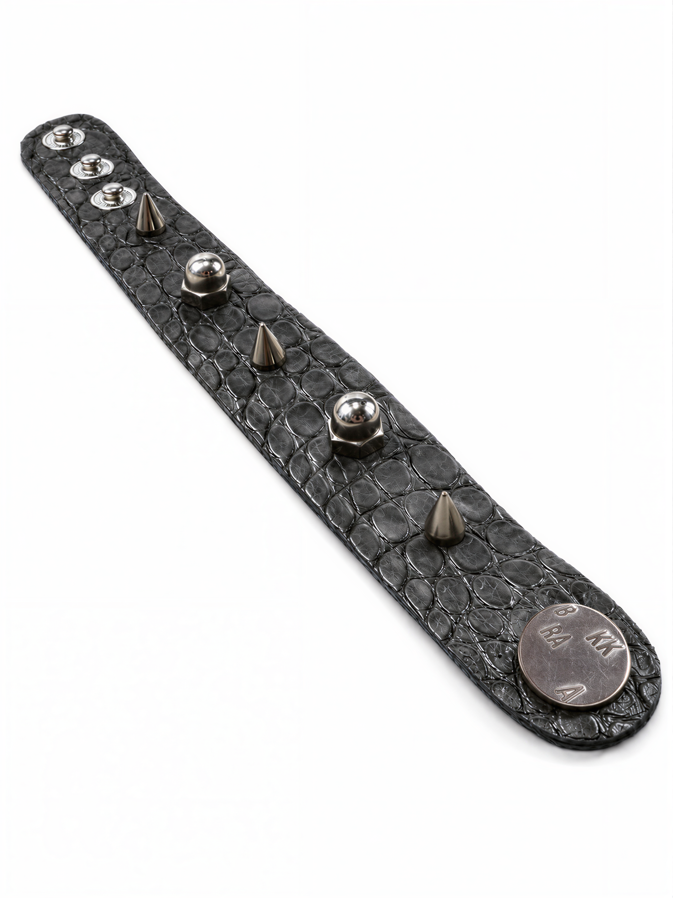 METALLIC SILVER ALLIGATOR