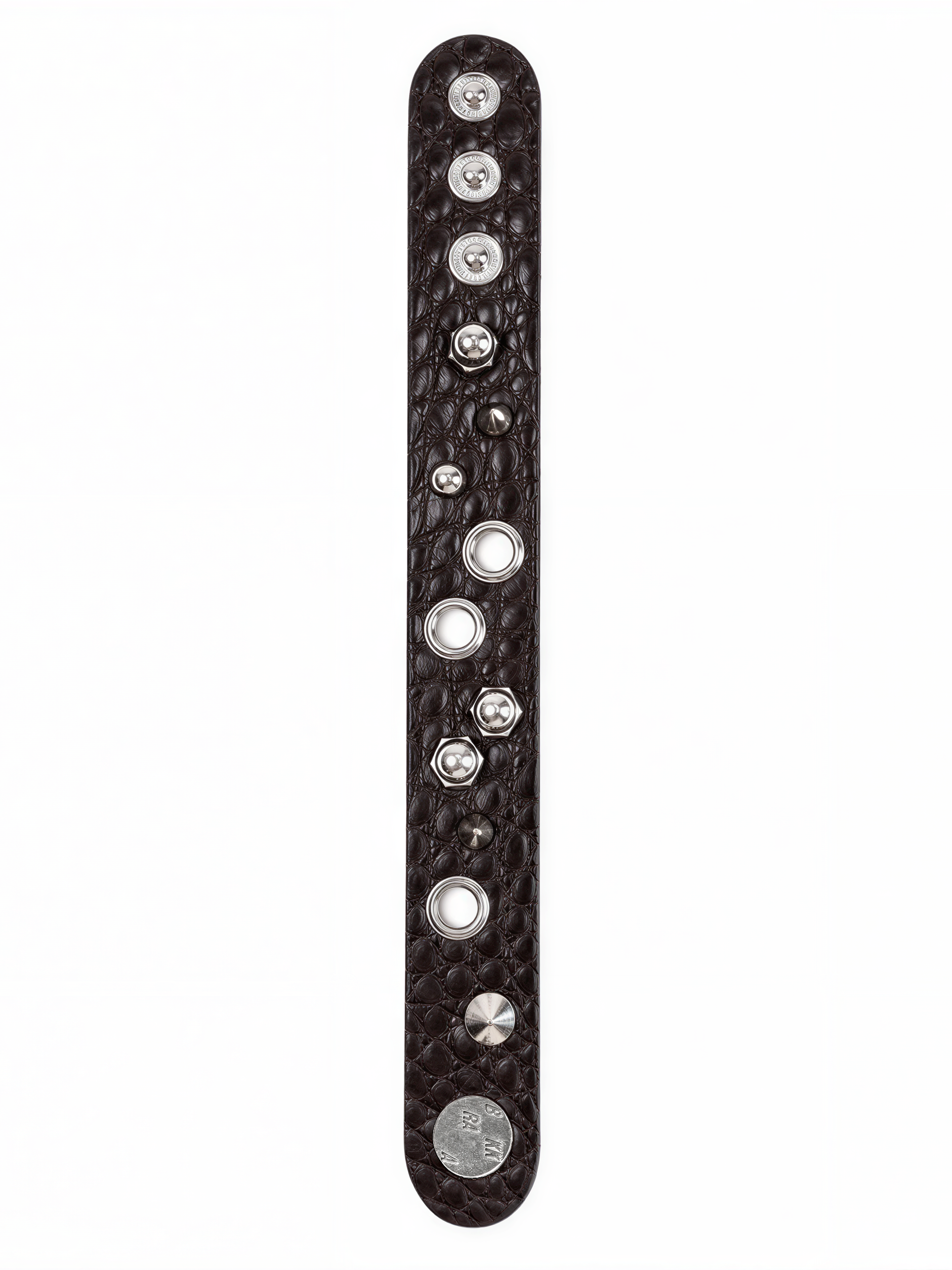 BARK BROWN ASYMMETRIC ALLIGATOR