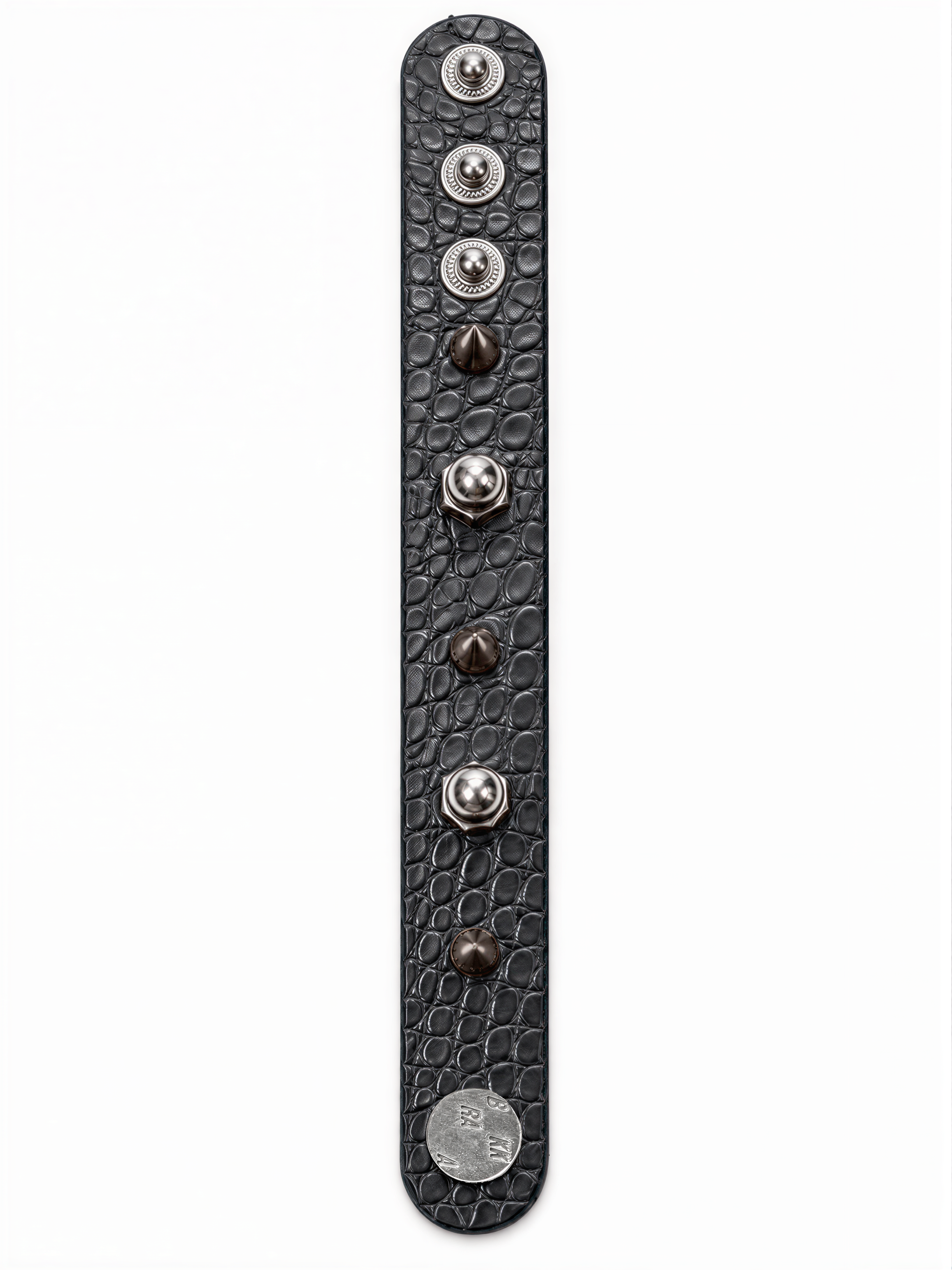 METALLIC SILVER ALLIGATOR