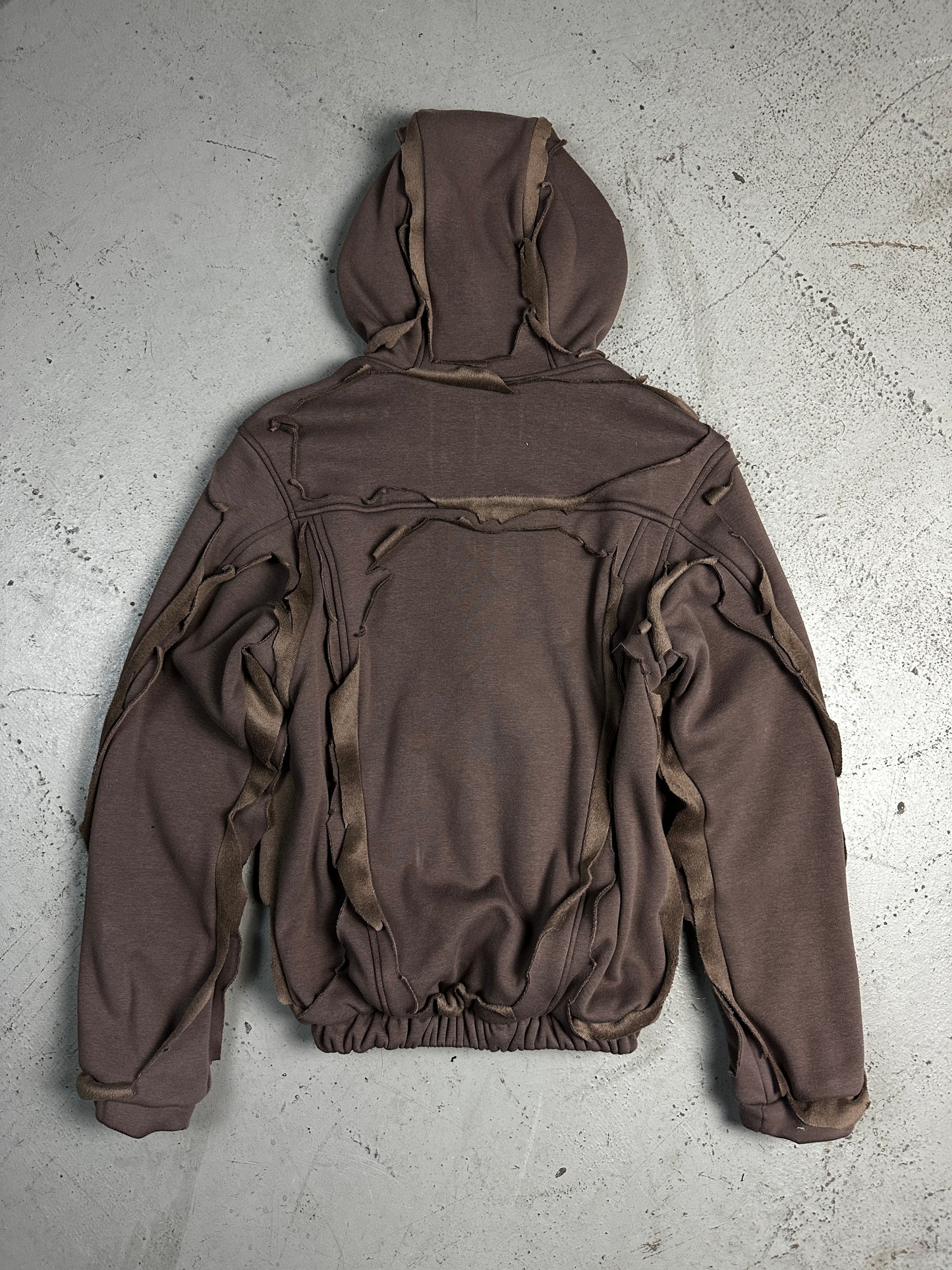 Cut-out tracksuit sample brown