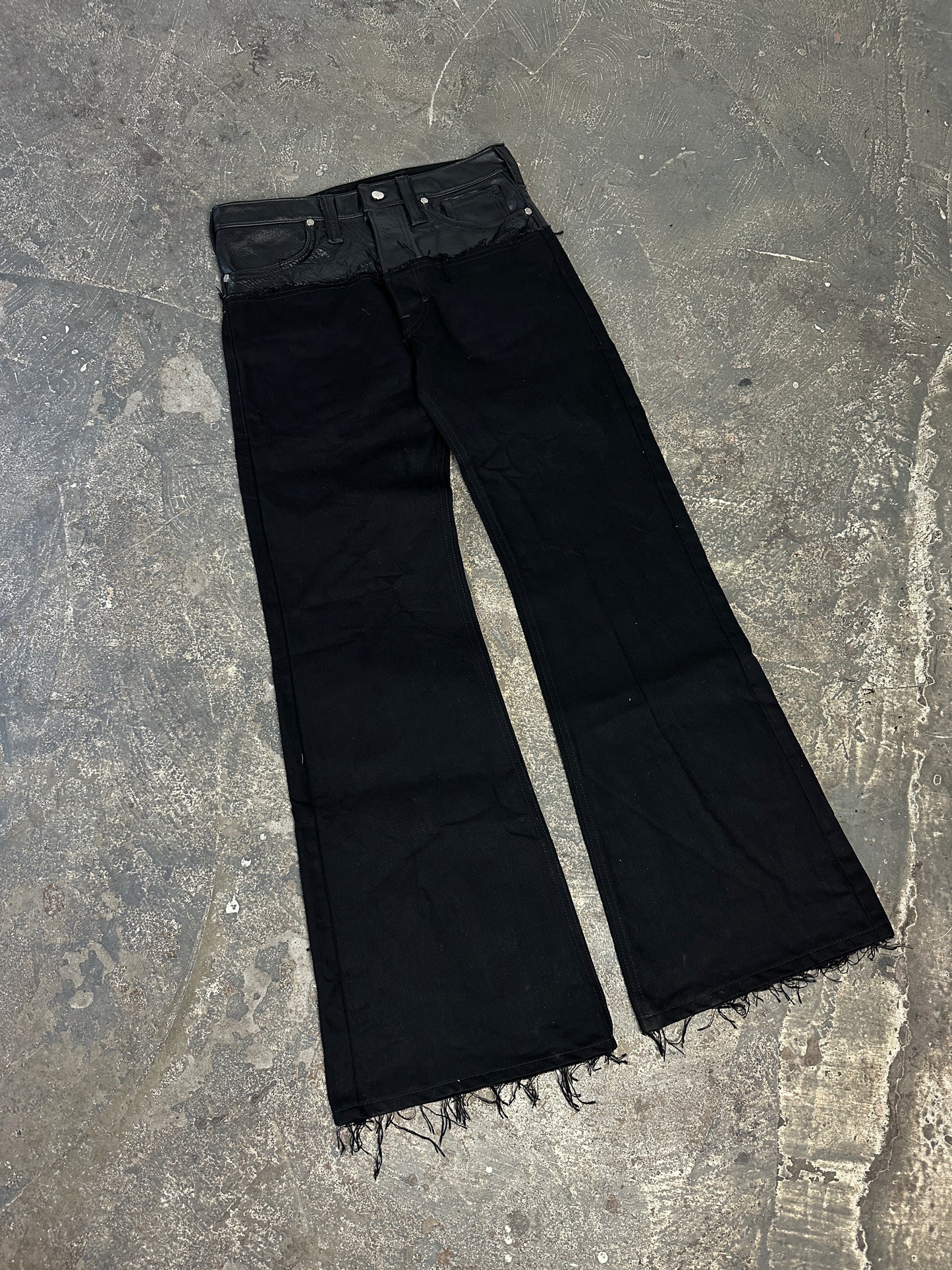 Leather-dipped Selvedge Denim