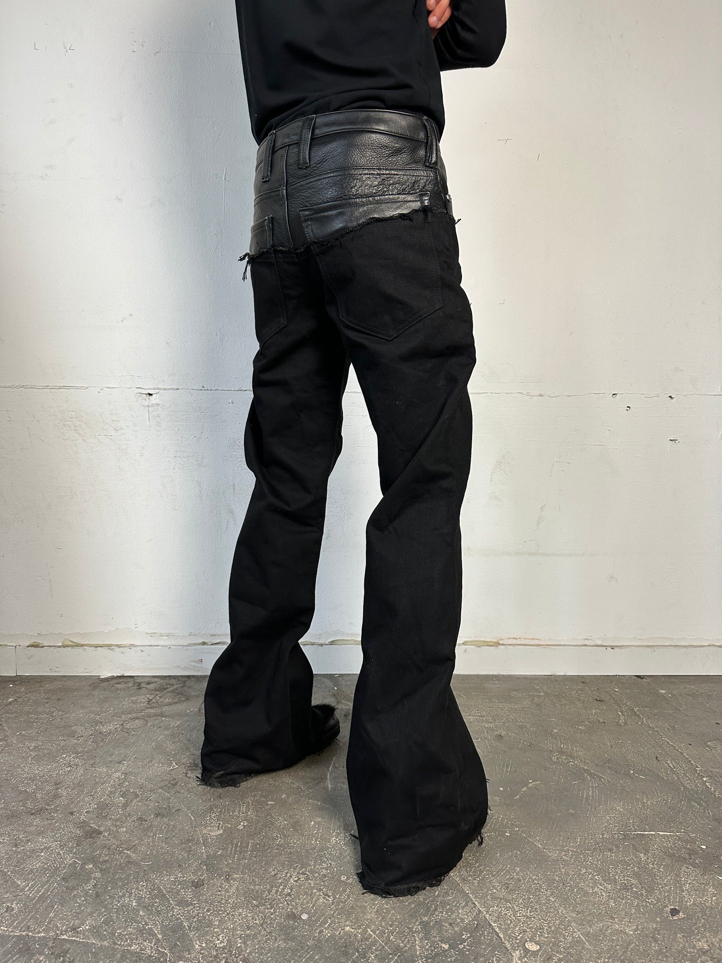 Leather-dipped Selvedge Denim