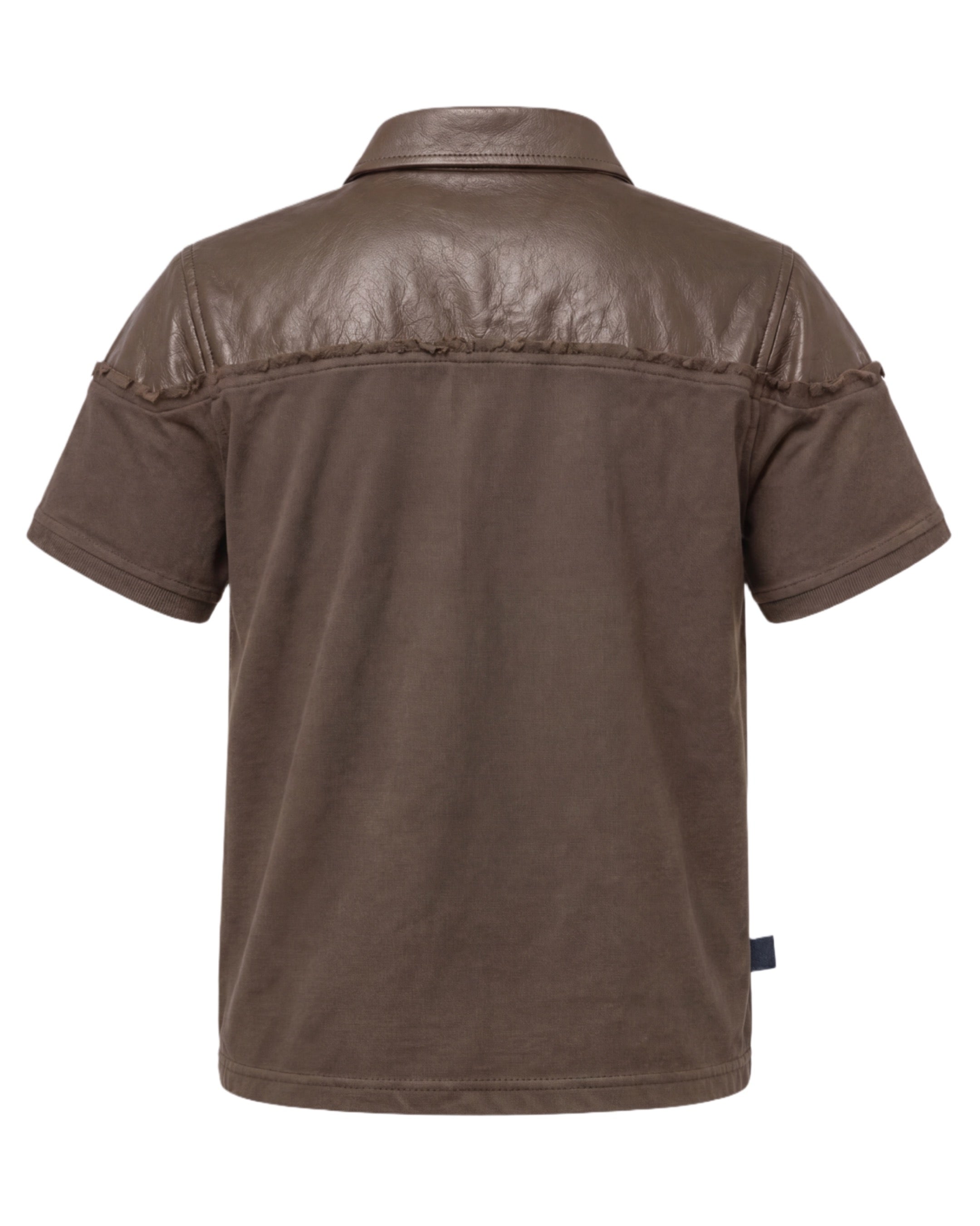 LEATHER DIPPED POLO