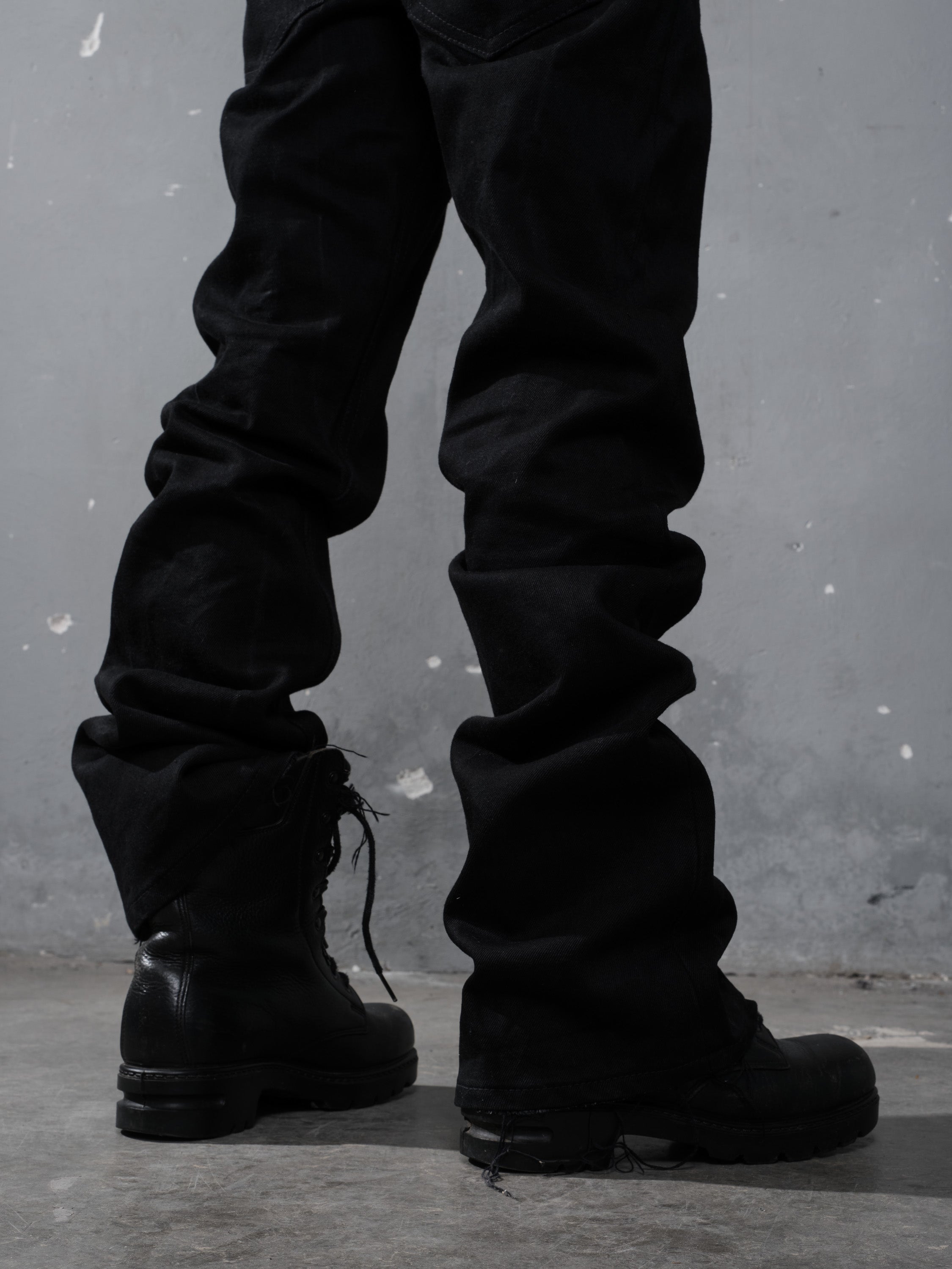 Leather dipped Selvedge Denim