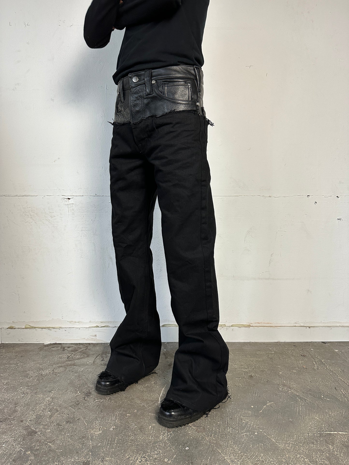 Leather-dipped Selvedge Denim