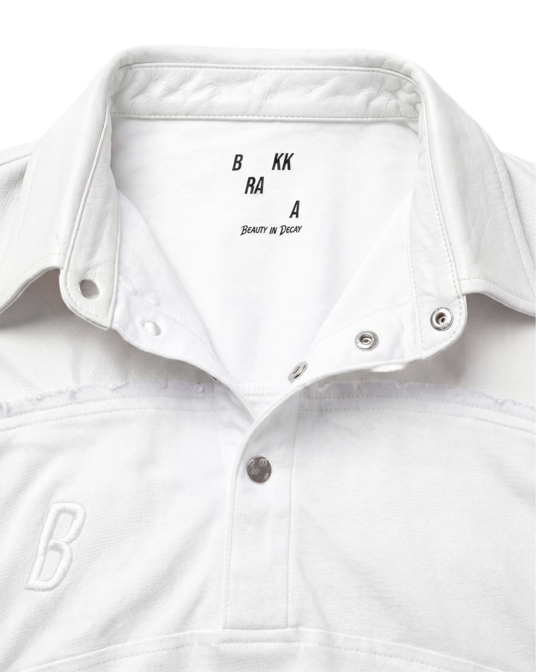 LEATHER DIPPED POLO