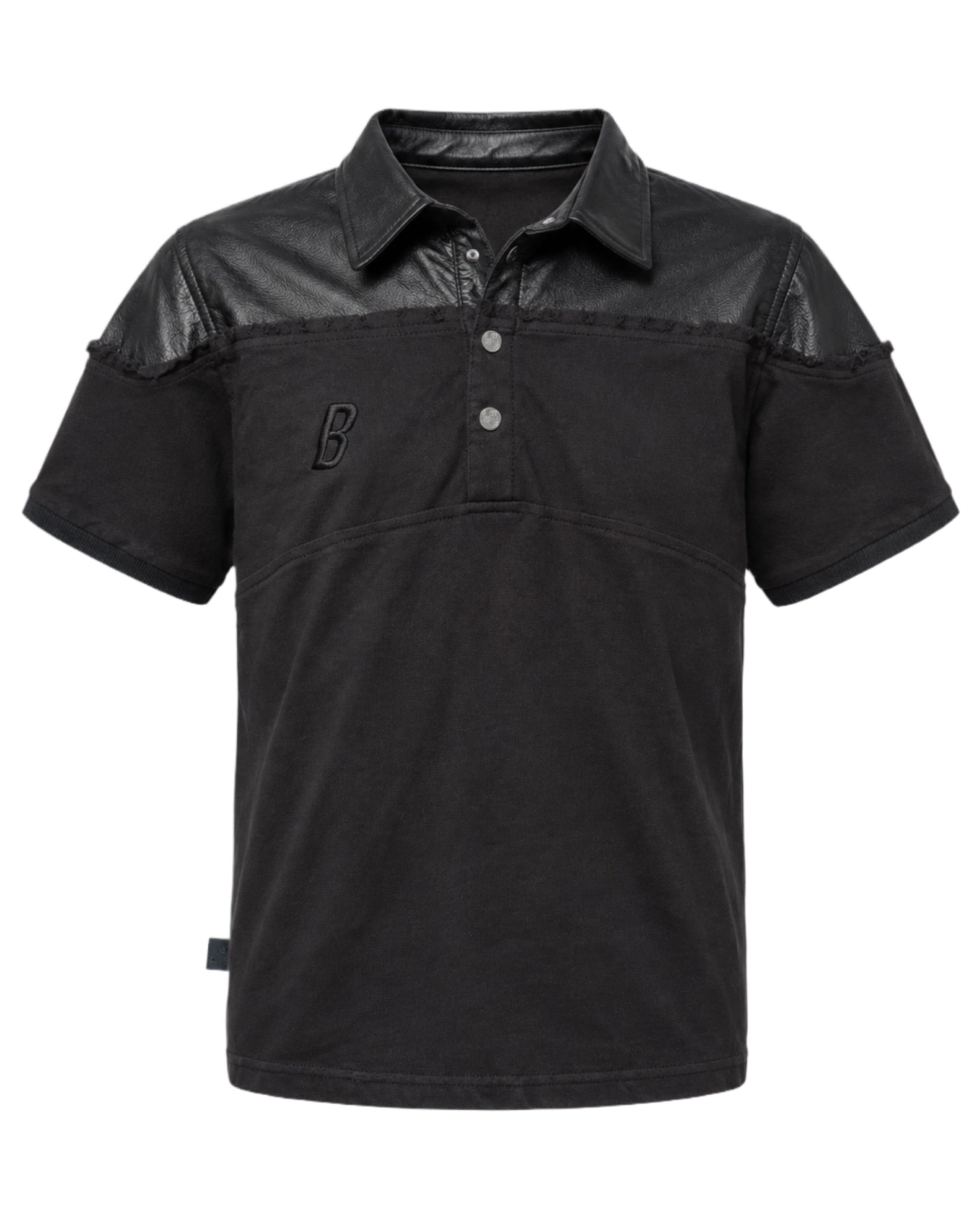 LEATHER DIPPED POLO