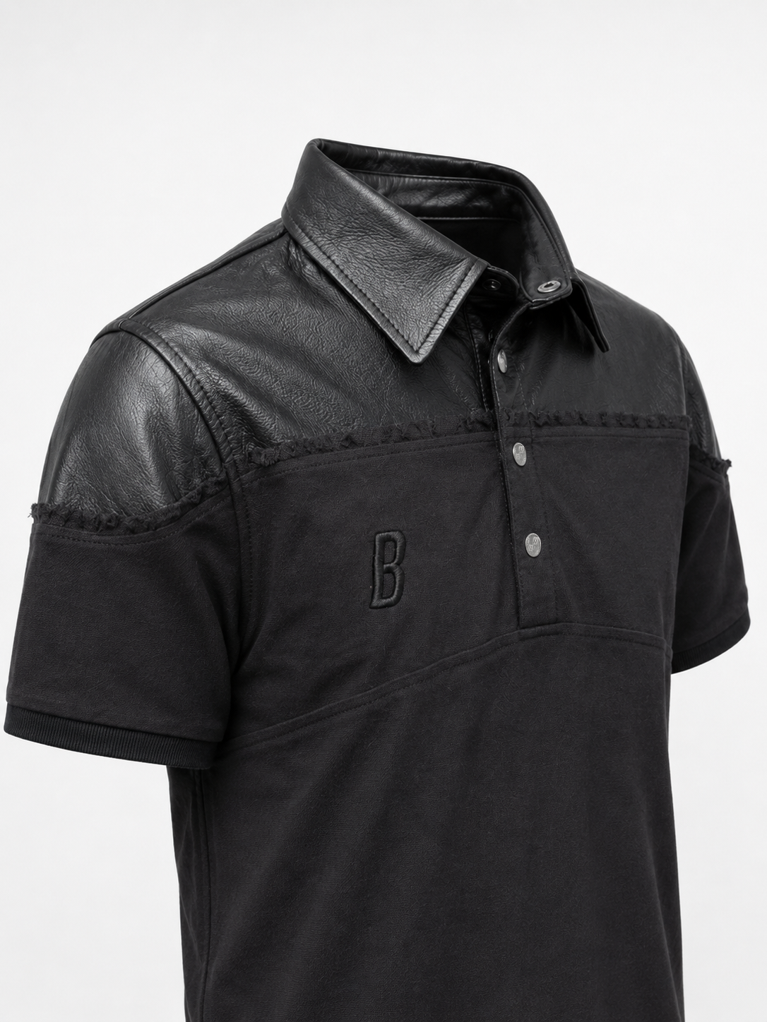 LEATHER DIPPED POLO