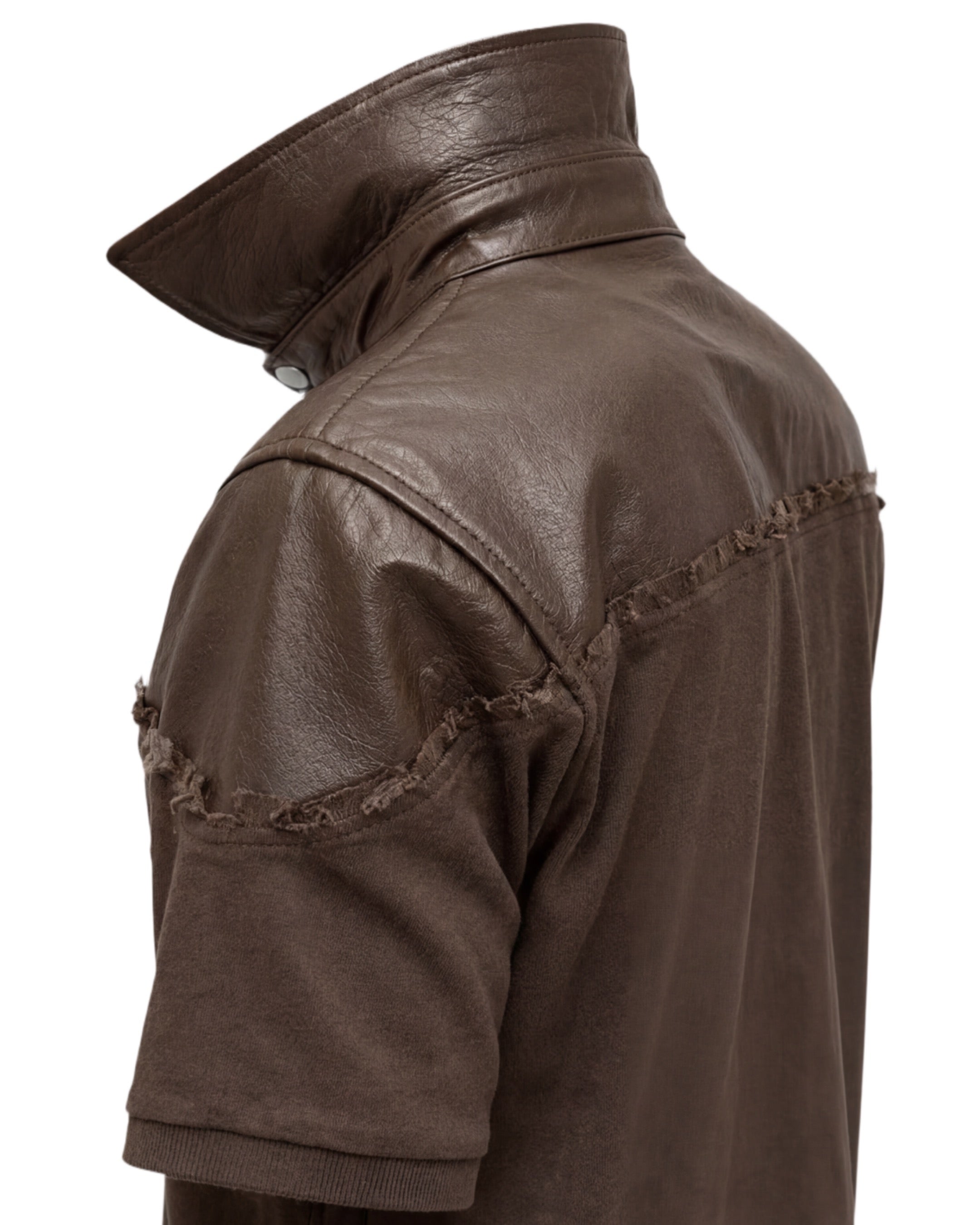 LEATHER DIPPED POLO