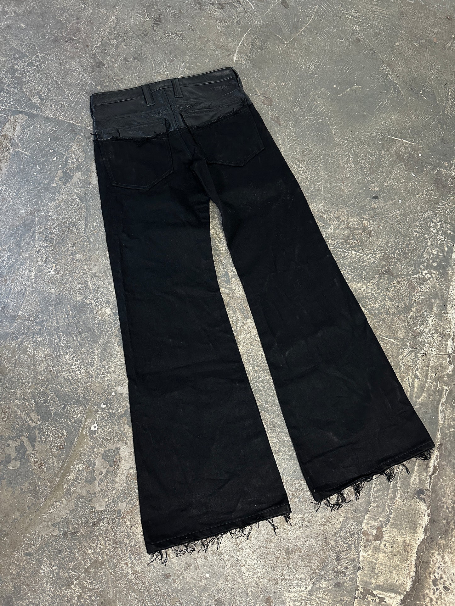 Leather-dipped Selvedge Denim