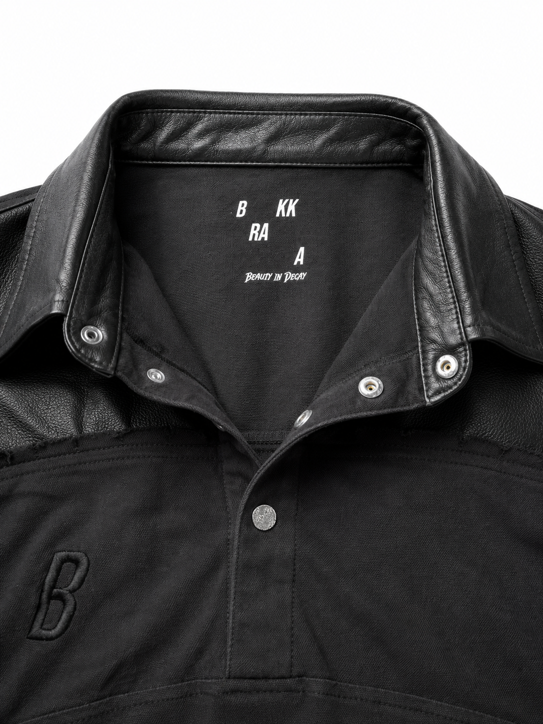 LEATHER DIPPED POLO