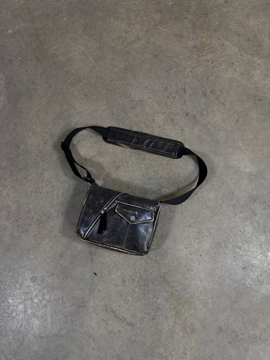 Diagonal zipper bag v2 S