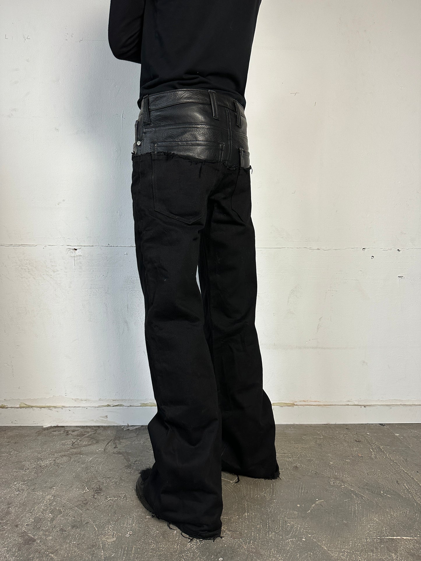 Leather-dipped Selvedge Denim