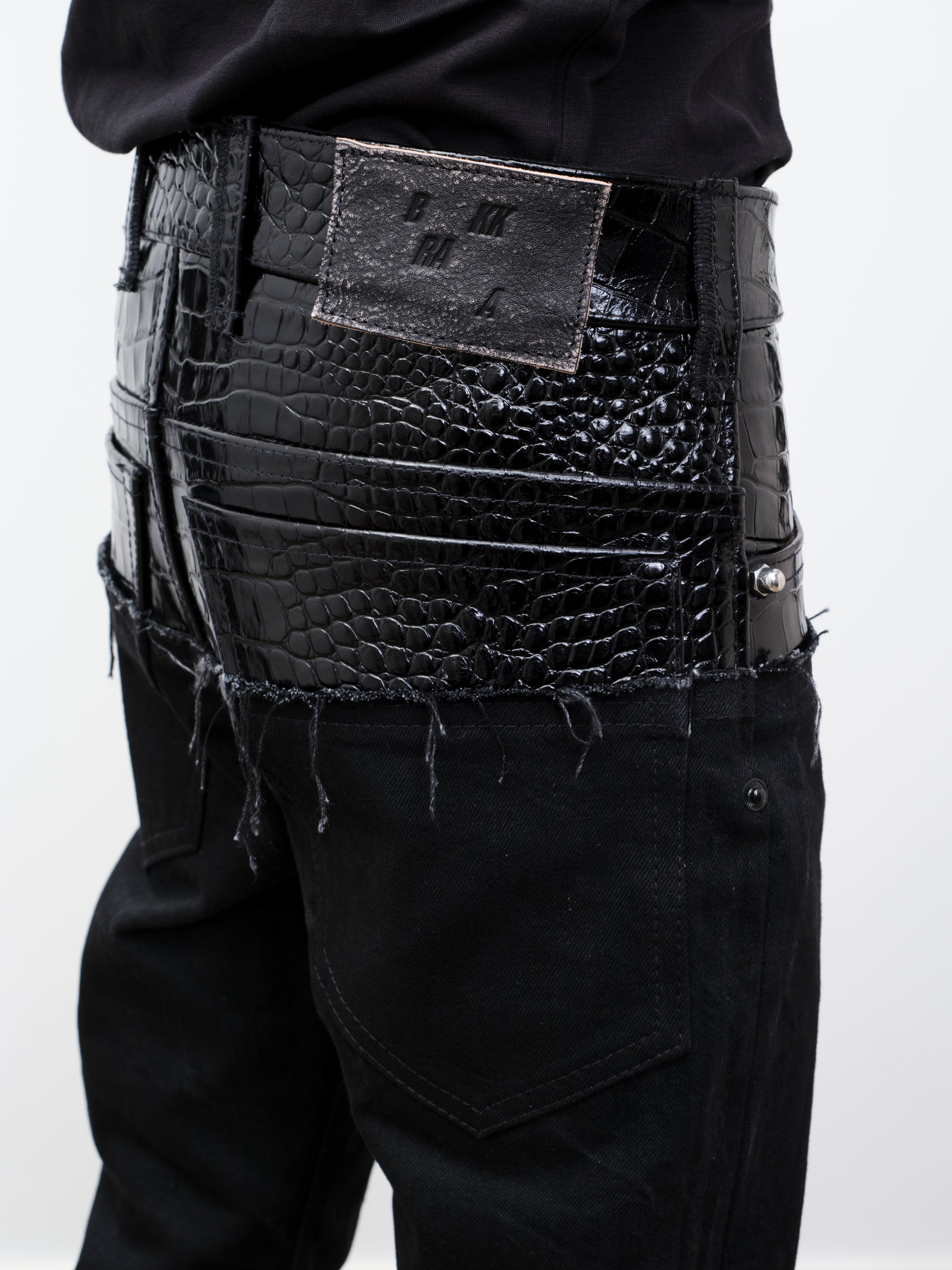 LEATHER DIPPED EVERGLADES DENIM