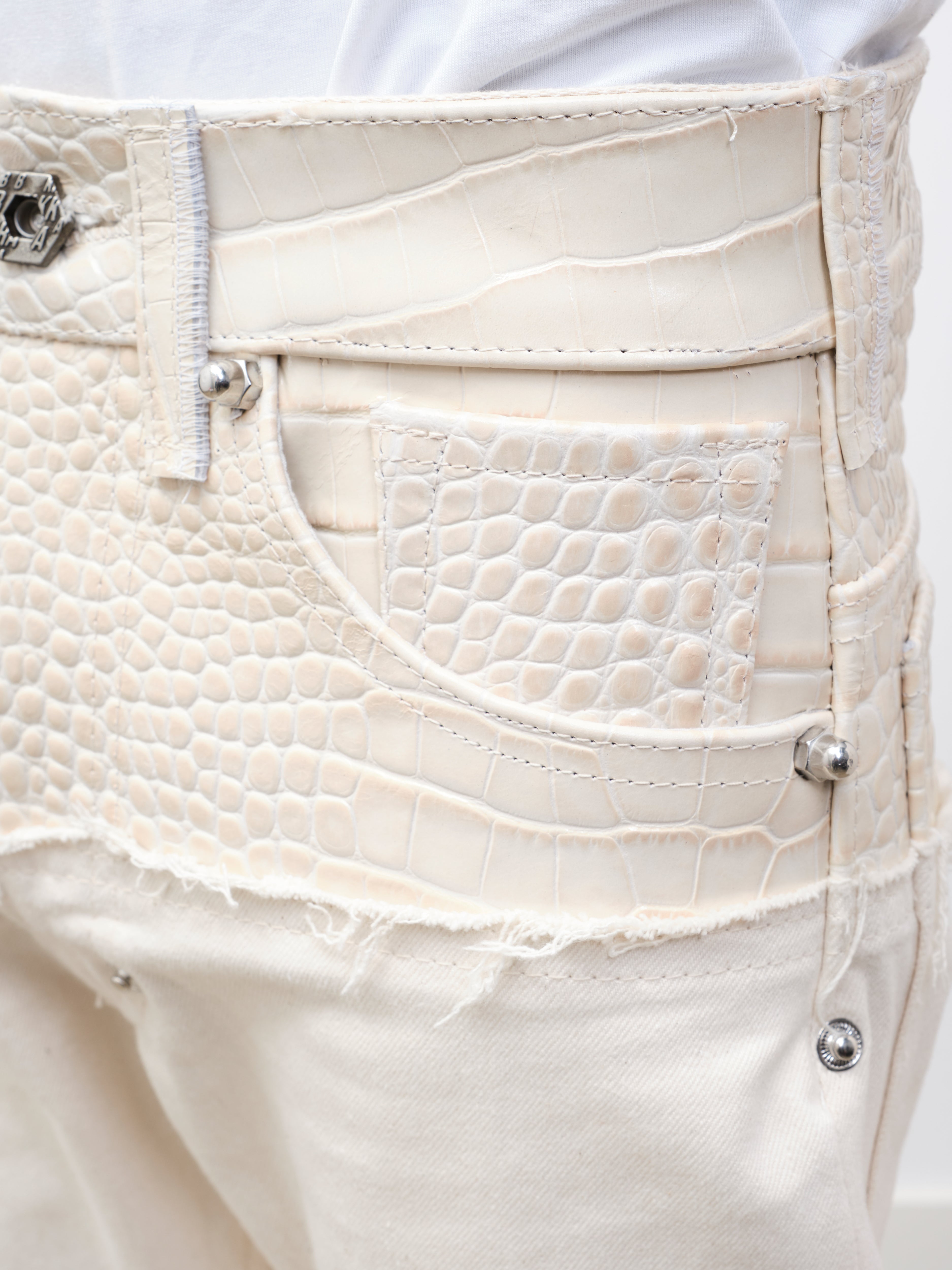LEATHER DIPPED EVERGLADES DENIM