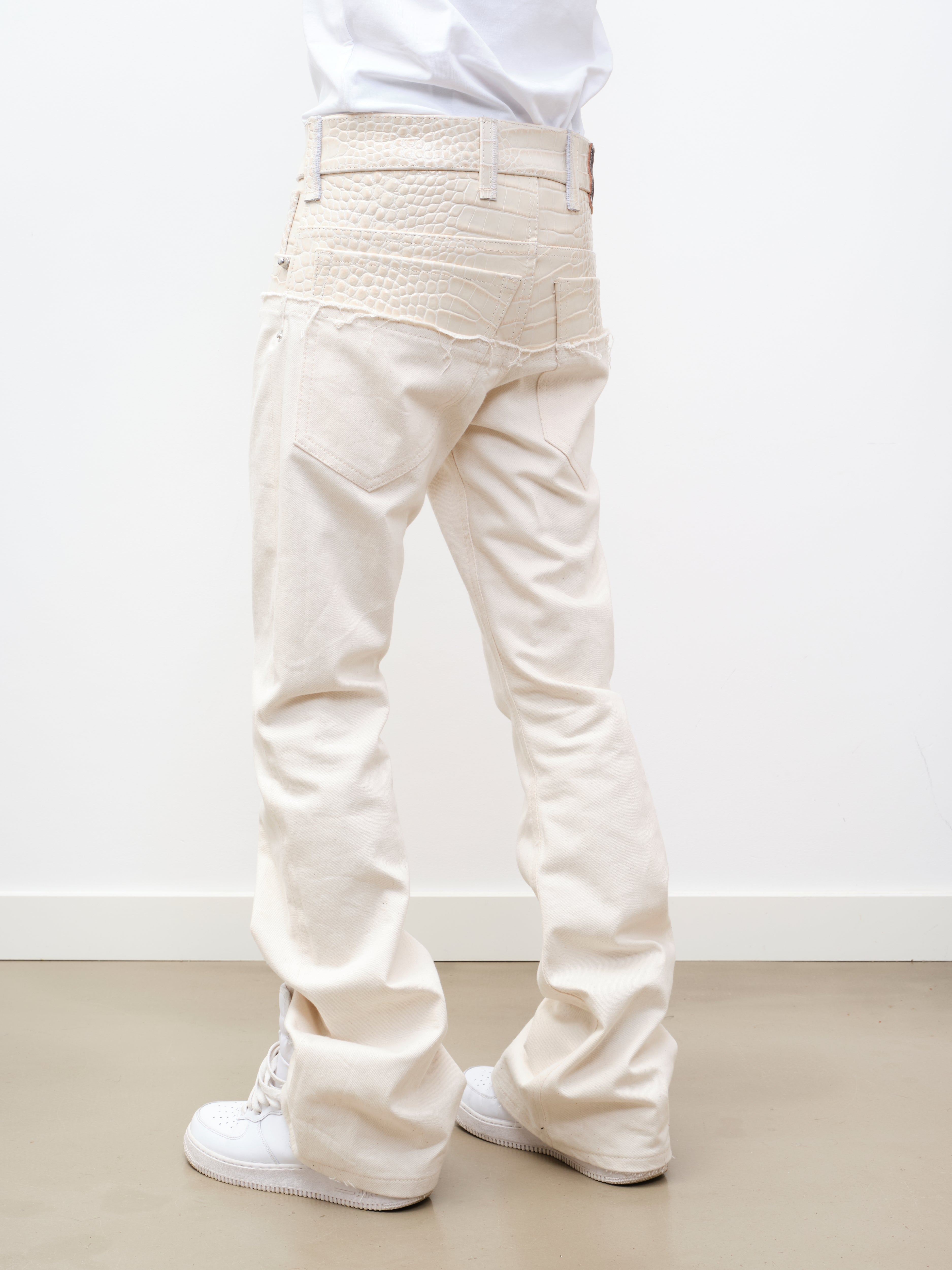 LEATHER DIPPED EVERGLADES DENIM