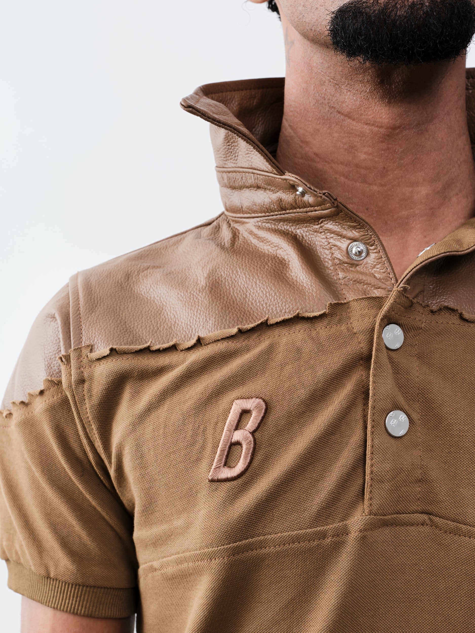 THE LEATHER DIPPED POLO MOCCA