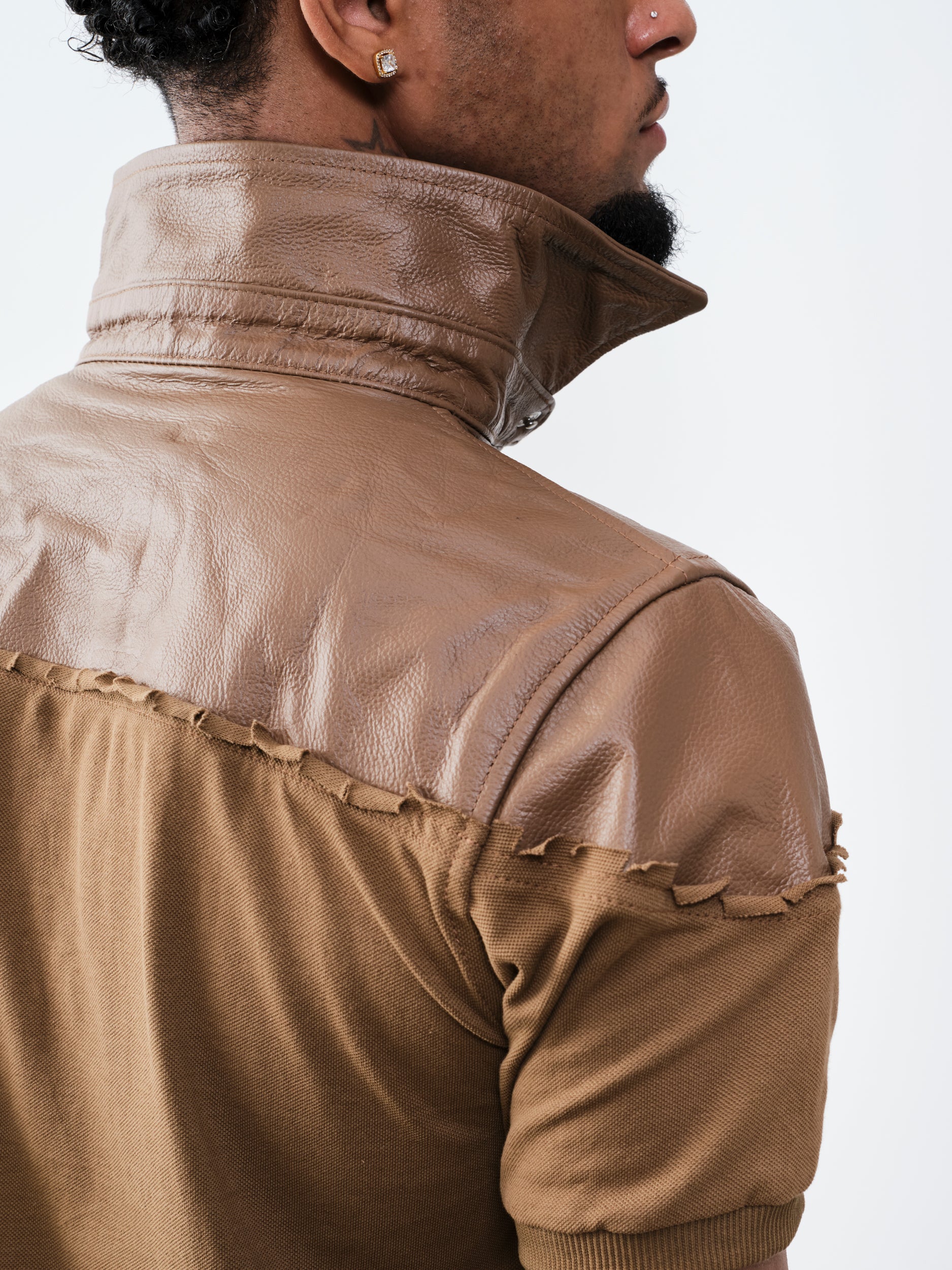 THE LEATHER DIPPED POLO MOCCA